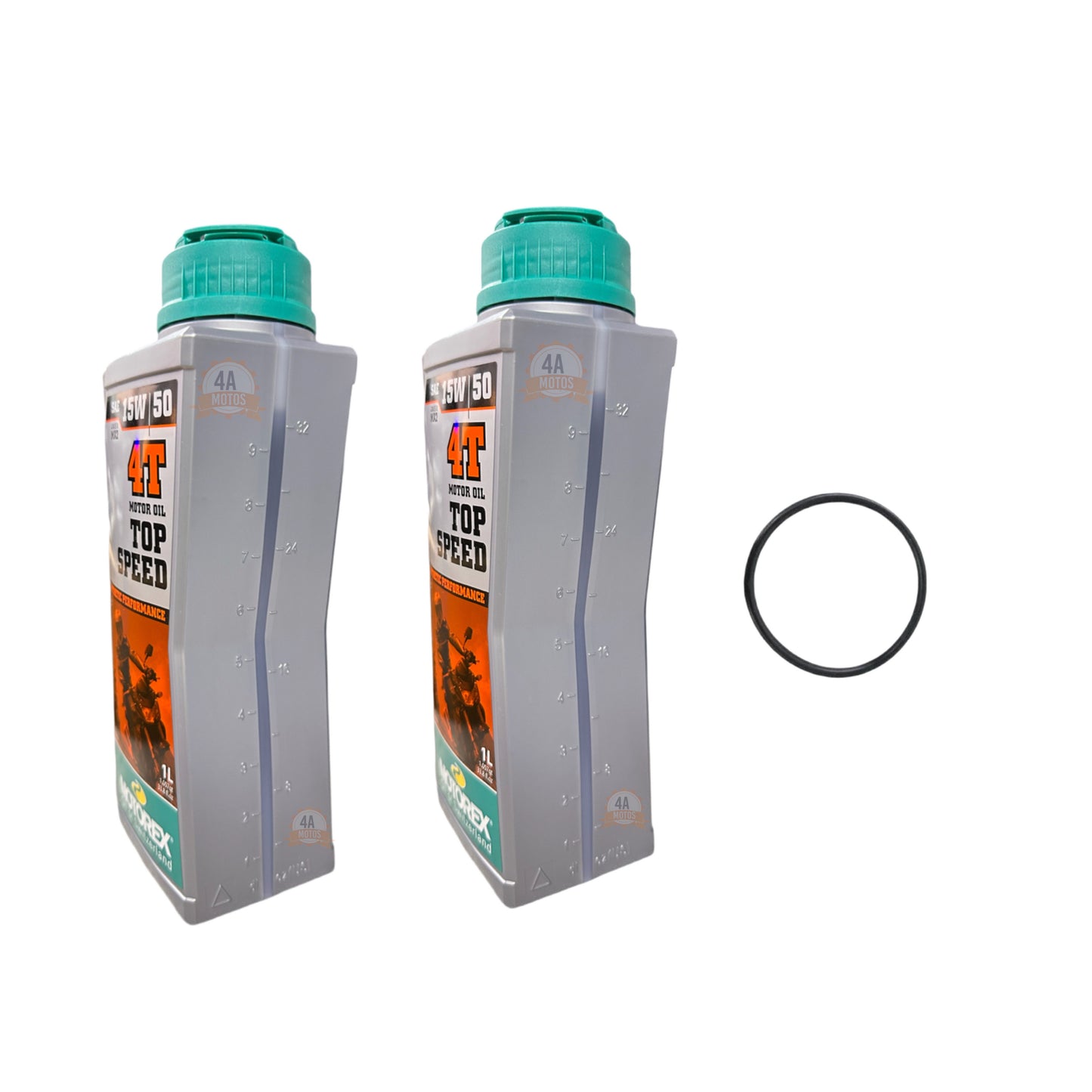 Aceite Top Speed Motorex 15w50 Combo * 2 + Oring Aceite