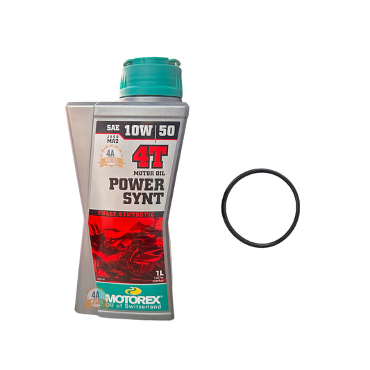 Aceite Power Synt Motorex 1 Litro + Oring Aceite