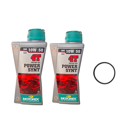 Aceite Power Sytn Motorex 10w50 Combo * 2 + Oring Aceite
