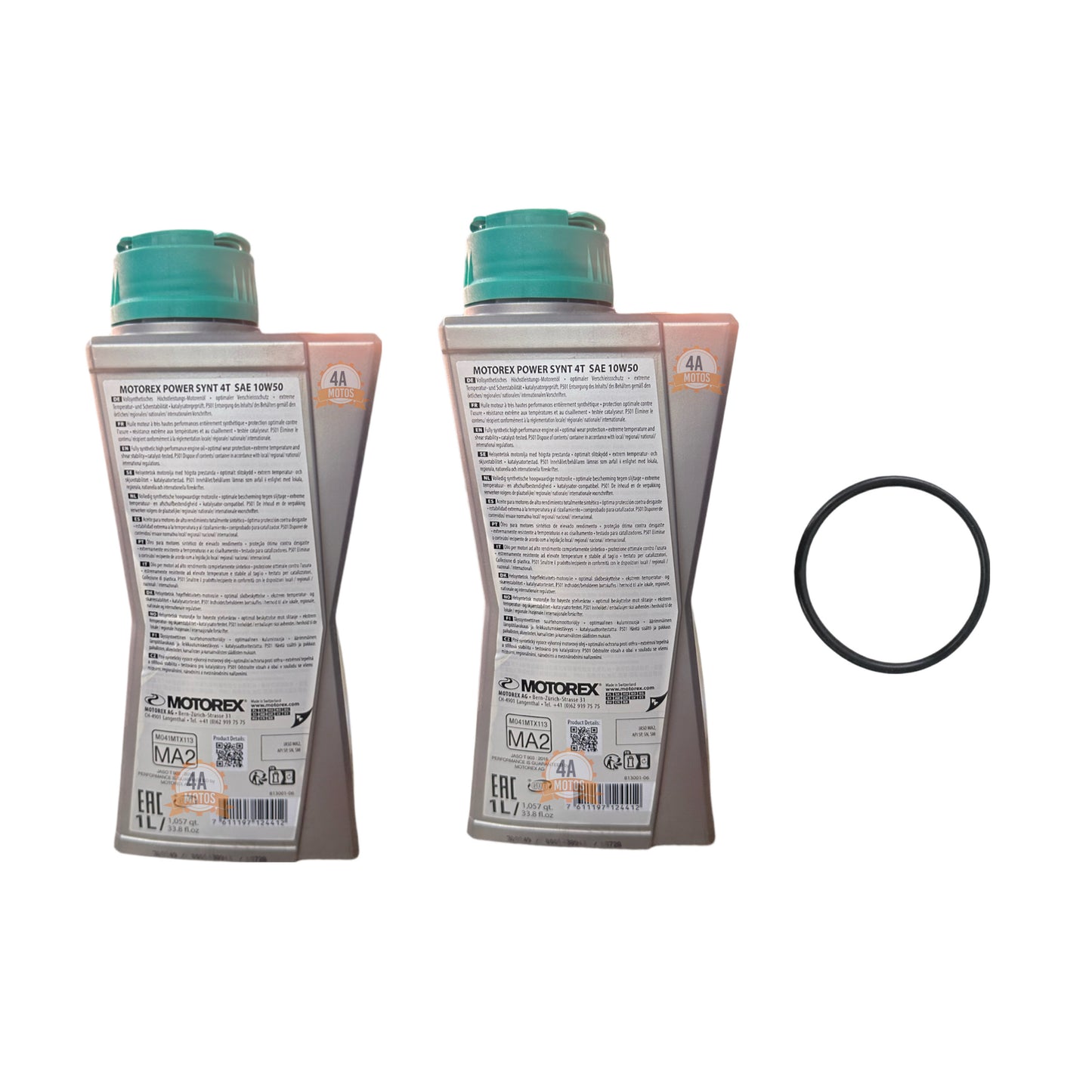 Aceite Power Sytn Motorex 10w50 Combo * 2 + Oring Aceite