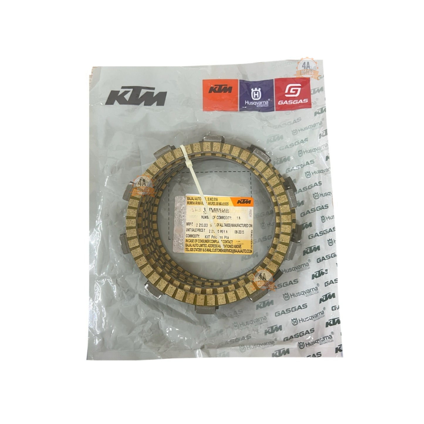 Kit Discos Clutch Ktm Duke 390 Sin Antibrinco Originales
