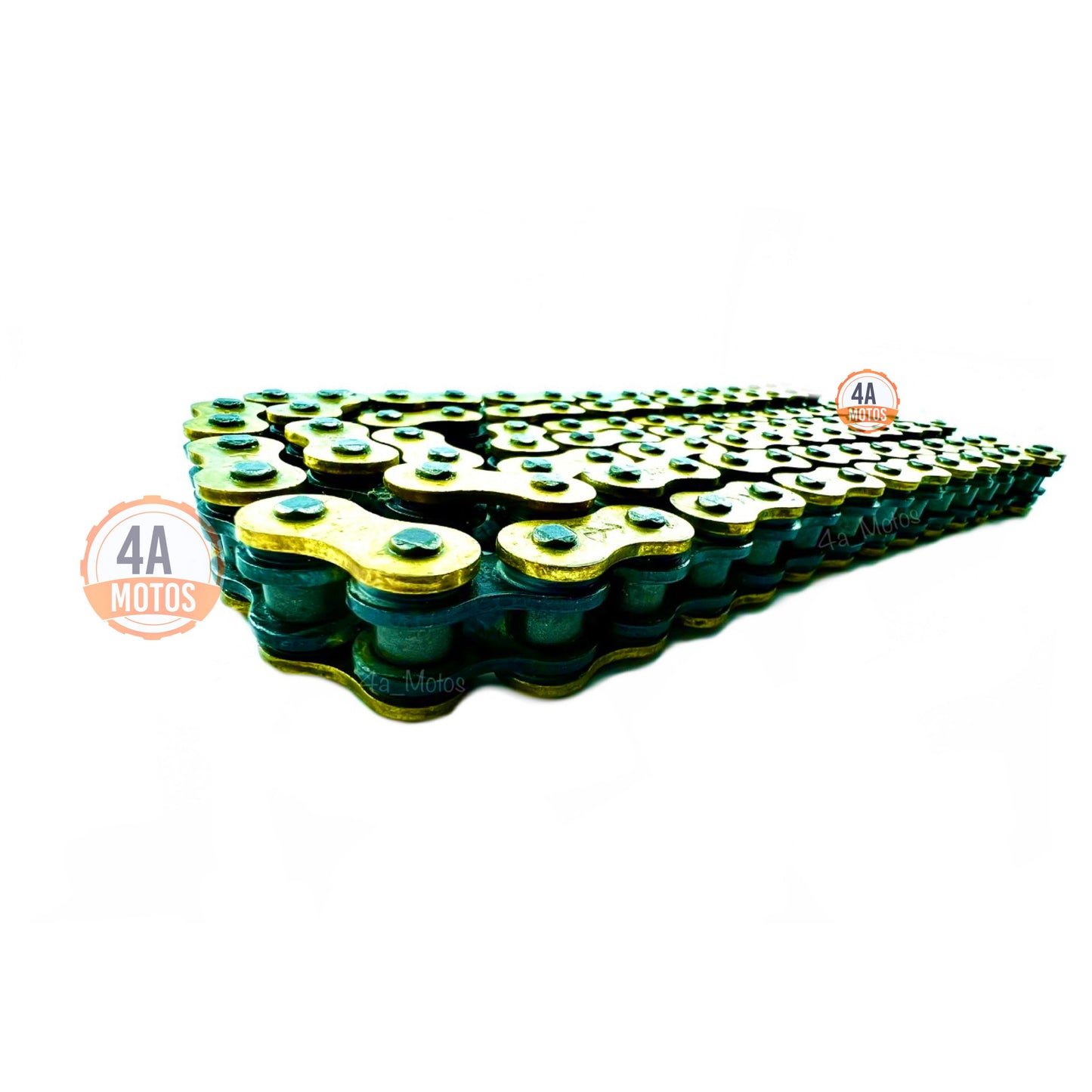 Cadena Tvs Apache 200 Dorada Reforzada O'ring