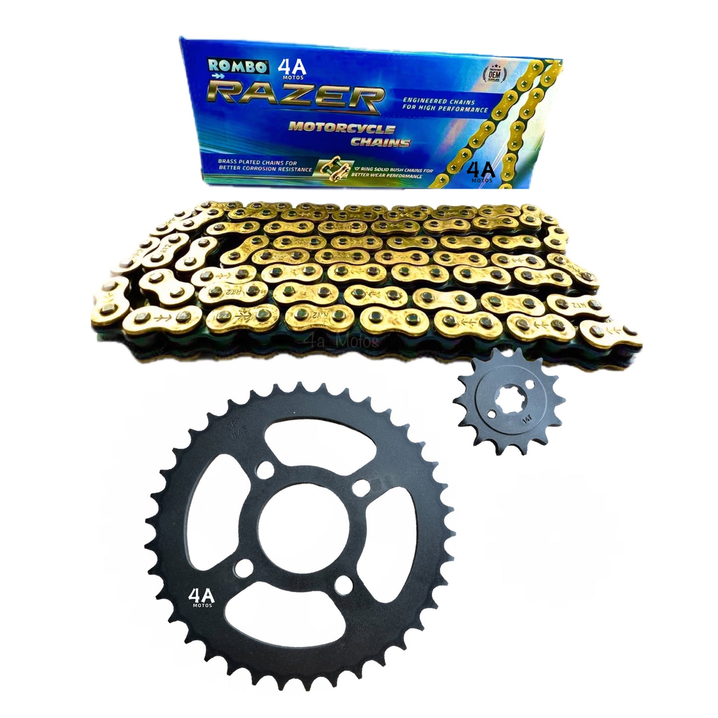 Kit De Arrastre Pulsar 180 Ug/pro/fi  Orrinado Refor. Hindu