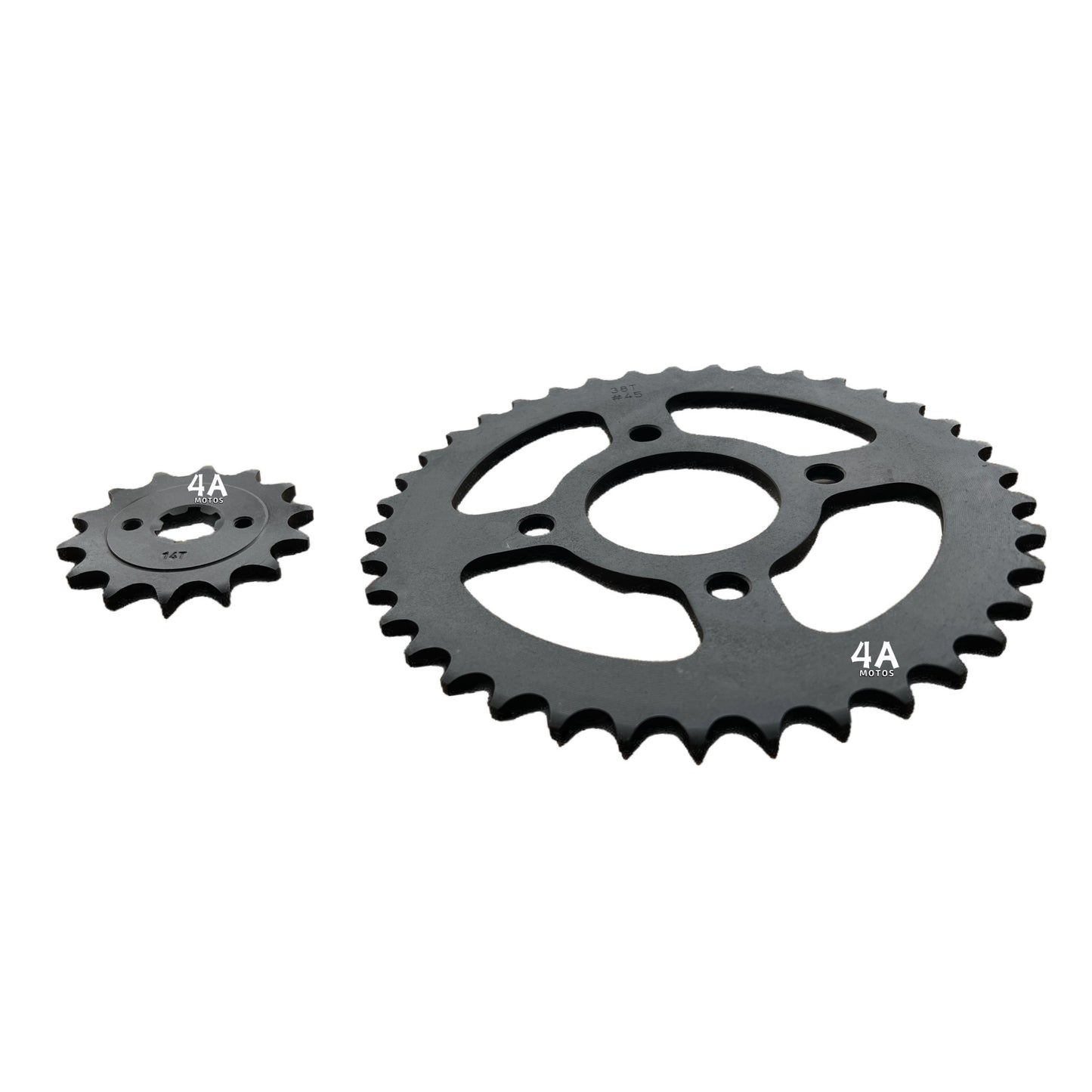 Kit Plato Piñon Arrastre Pulsar 180 4 Huecos