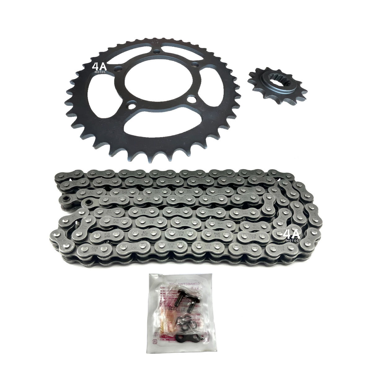 Kit De Arrastre Gixxer 250 Reforzado Cadena Did Orrinada