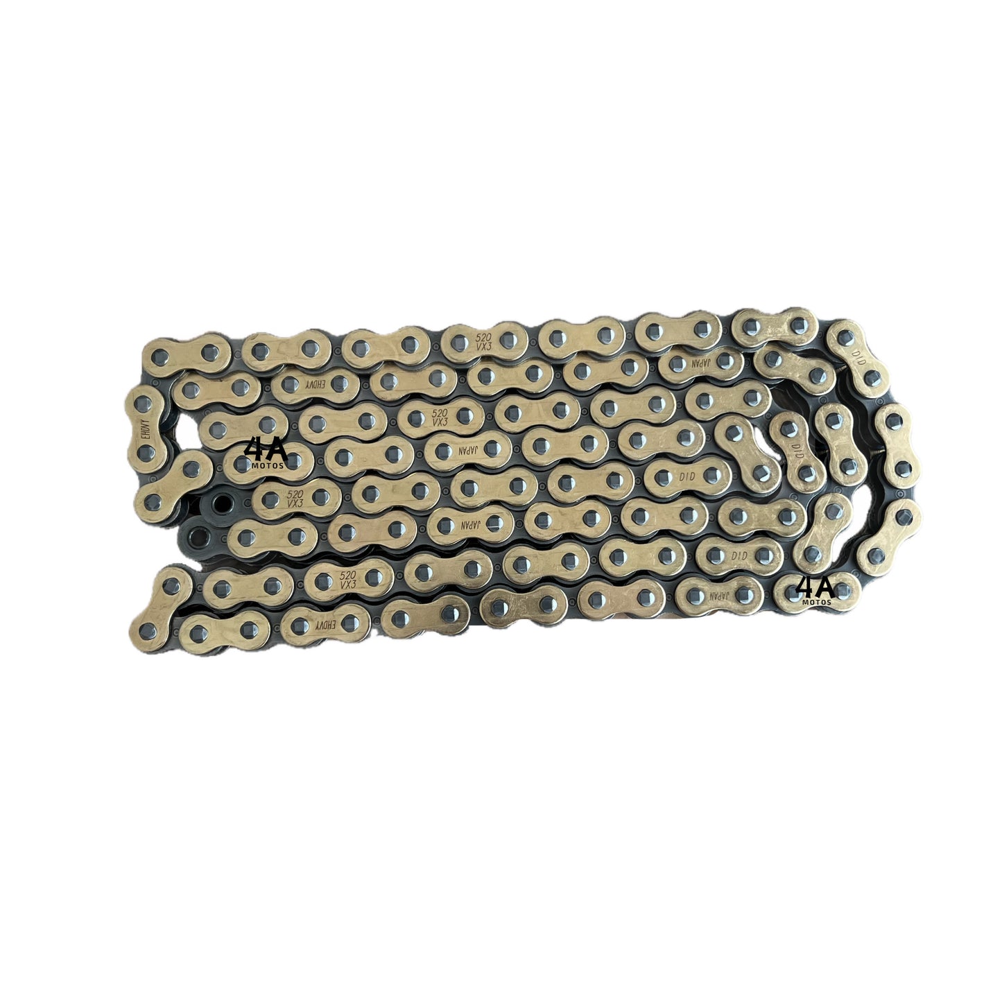 Cadena Did 520 Vx3 120 Zb  Dorada Reforzada Xring Japon