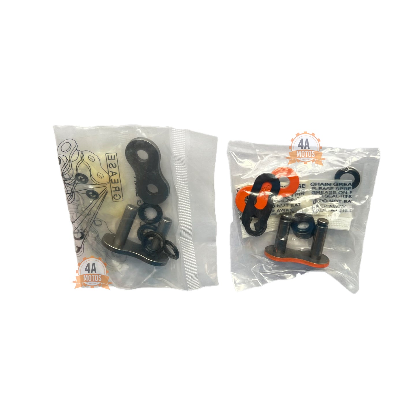 Cadena Afam 520 X 120 Naranja Xs-ring