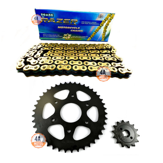 Kit De Arrastre Ktm Duke 200 Modelo Nuevo 6 Huecos Hindu