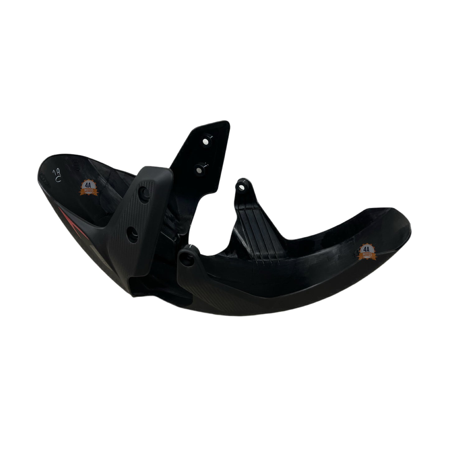 Guardabarro Delantero Negro Rojo Pulsar Ns 400 Z Original