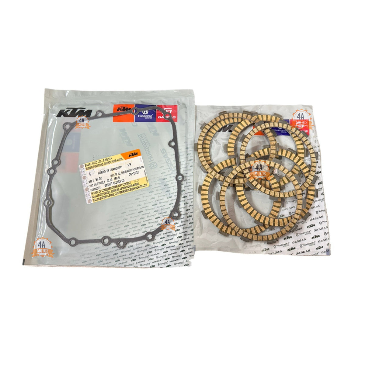 Kit Discos Clutch Con Empaque Ktm Duke 250 /390 Ag /ng /adv