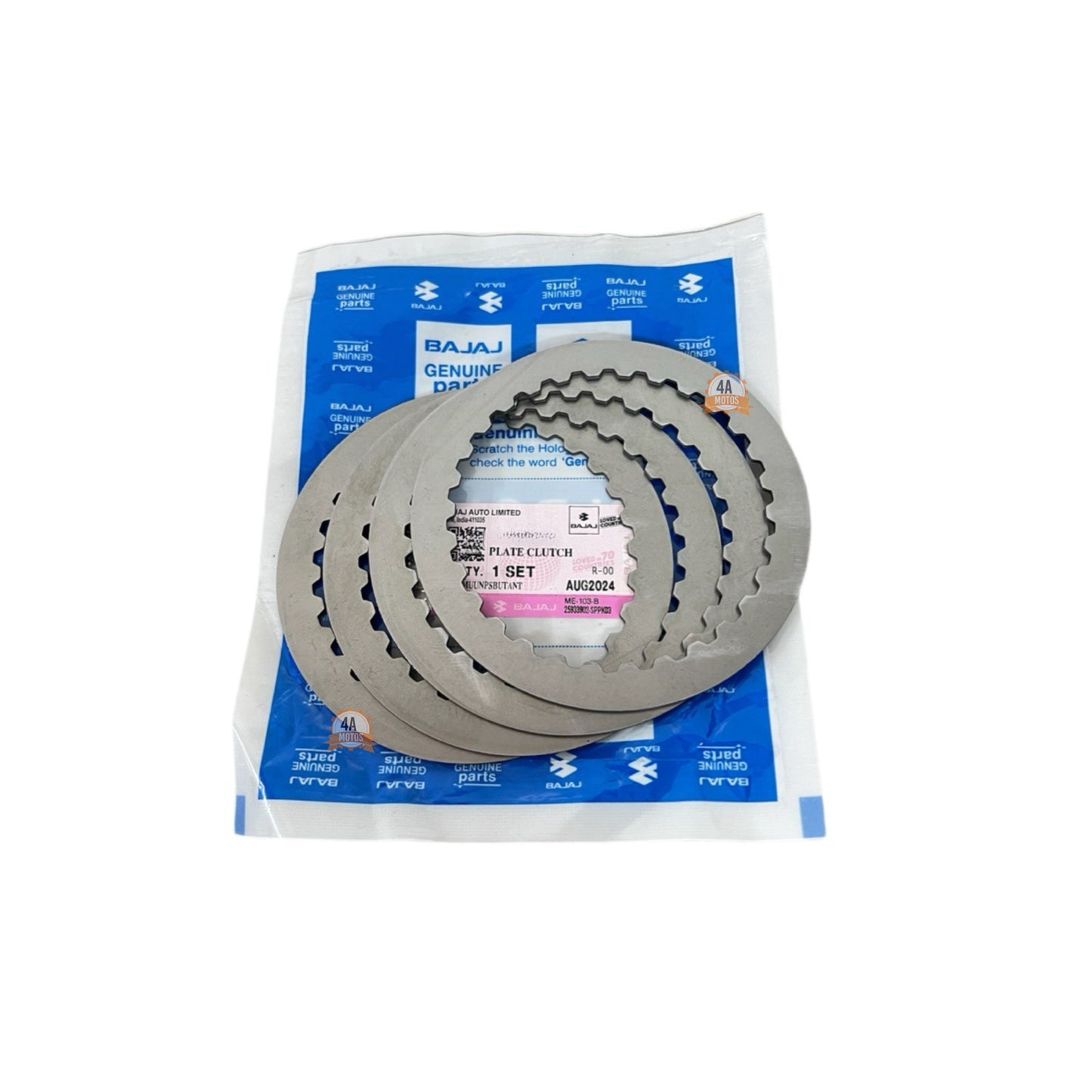 Separadores Discos Clutch Pulsar N 250 Originales Bajaj