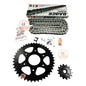 Kit Arrastre Ktm Duke 200 6h Hindú  Con Cadena Did Natural